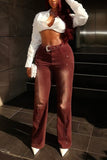 High-Waist Modern Flare Jeans