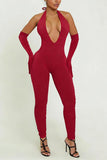 Elegant Halter Neck Jumpsuit