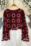 Crochet Fringe Sweater