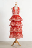 Tiered Halter Casual Dress
