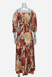 Floral Maxi Casual Dress