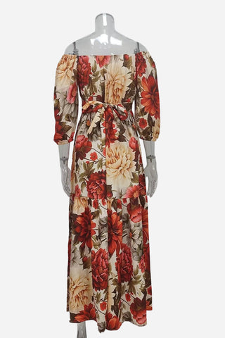 Floral Maxi Casual Dress