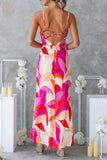 Floral Pattern Maxi Dress