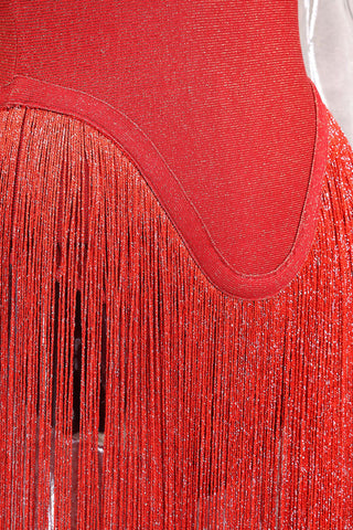 Fringe-Side Evening Dress