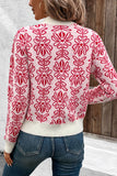 Floral Pattern Sweater
