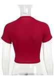 Graphic Cherry Crop T-Shirt