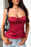 Ruched Sweetheart Cami Top