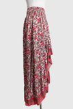 Smocked Waist Midi Skirt