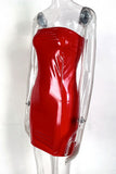 Strapless Night Out Mini Dress