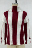 Turtleneck Striped Sweater