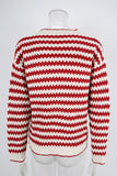 Chevron Pattern Knit Sweater