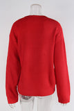 Festive Bow-Adorned Sweater