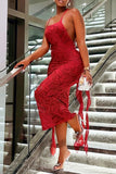 Elegant Lace Maxi Dress