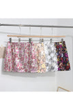 Floral Sequin Mini Skirt