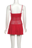 Strappy Knit Casual Dress