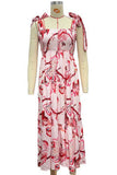 Floral Smocked Midi Dress