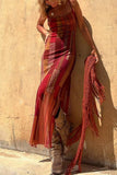 Geometric Sundress with Strappy Design