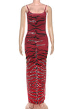 Bold Patterned Maxi Dress