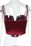 V-Neck Tank Top with Straps