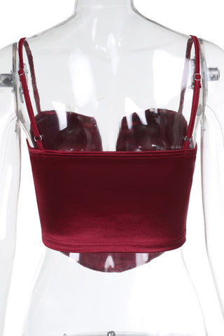 V-Neck Tank Top with Straps