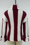 Turtleneck Striped Sweater