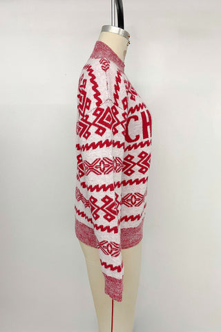 Cheers Patterned Sweater
