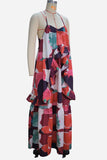Flowing Ruffle Tiered Dress