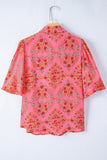 Floral Button-Up Blouse