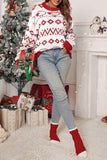 Festive Pattern Crewneck Sweater