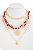 Layered Charm Necklace
