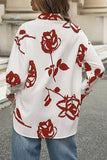 Floral Button-Up Blouse