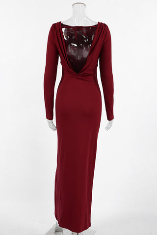 Elegant Ruched Evening Dress