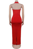 Elegant Embellished Evening Dress