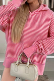 Striped Oversized Hoodie
