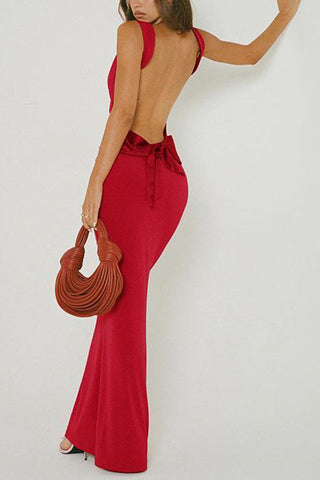 Elegant Sleeveless Evening Gown