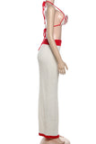 Crochet Trim High-Waist Skirt Set