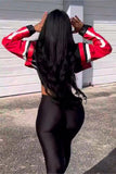 Bold Graphic Cropped Jacket
