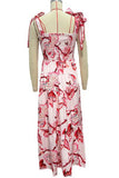 Floral Smocked Midi Dress