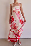 Floral Maxi Sundress with Straps