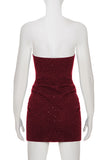 Sparkle Strapless Mini Dress