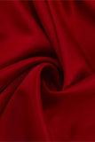 Long Sleeve V-Neck Pleated Dress