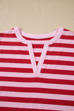 Striped V-Neck T-Shirt