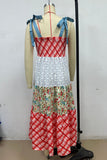 Vibrant Patchwork Sundress