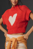 Heart Detail Sweater Top