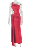 Elegant Ruched Evening Dress