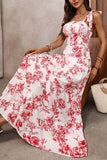 Floral Print Casual Maxi Dress