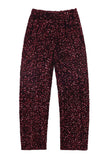 Fur Trim Top & Sequin Pants Set