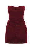 Sparkle Strapless Mini Dress