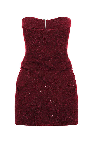 Sparkle Strapless Mini Dress