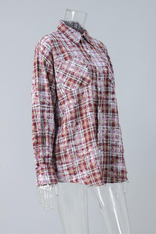 Button-Down Plaid Shirt